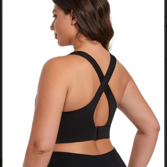 Plus Size High-Support Sports Bra for Women 3XL | 4XL Adjustable band 34 - 40" - Picture 6 of 8